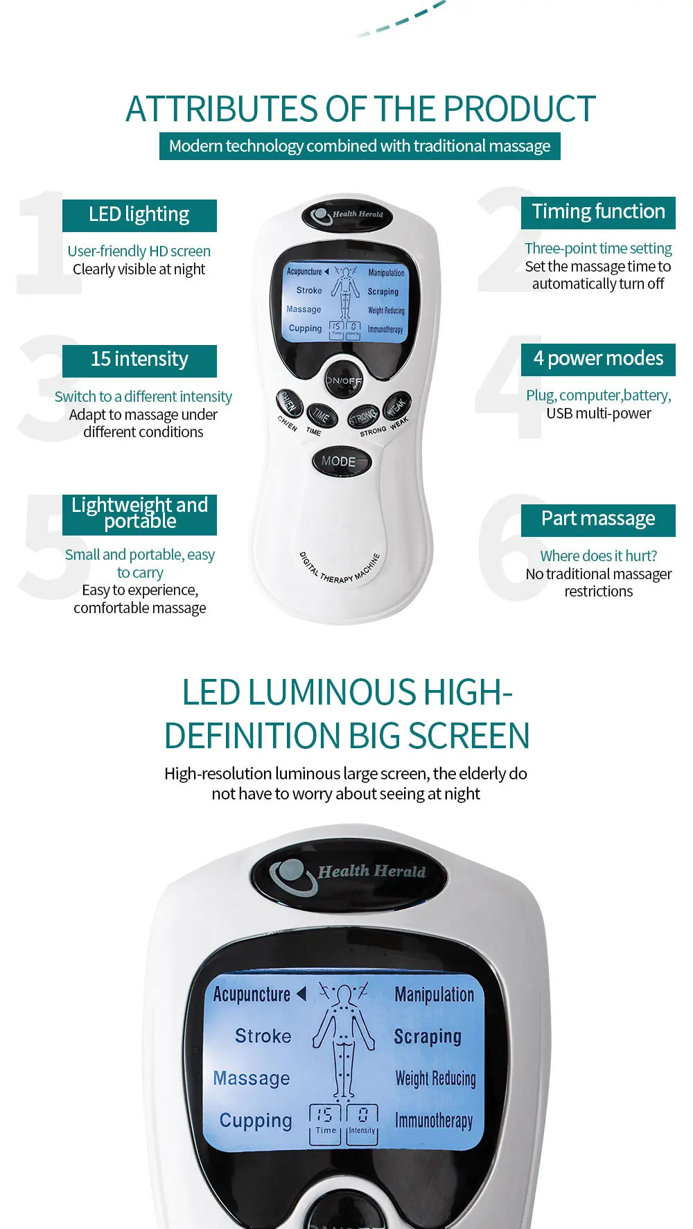 EMS Tense Machine Pulse Massager