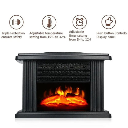 Mini Electric Fireplace Heater